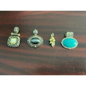 Necklace Pendant Lot Gold & Silver Toned Premier Designs Vintage Boho Western